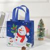 Christmas Nonwoven Gift Tote Bag Reusable Holiday Carrier With Handle Presents Decorations