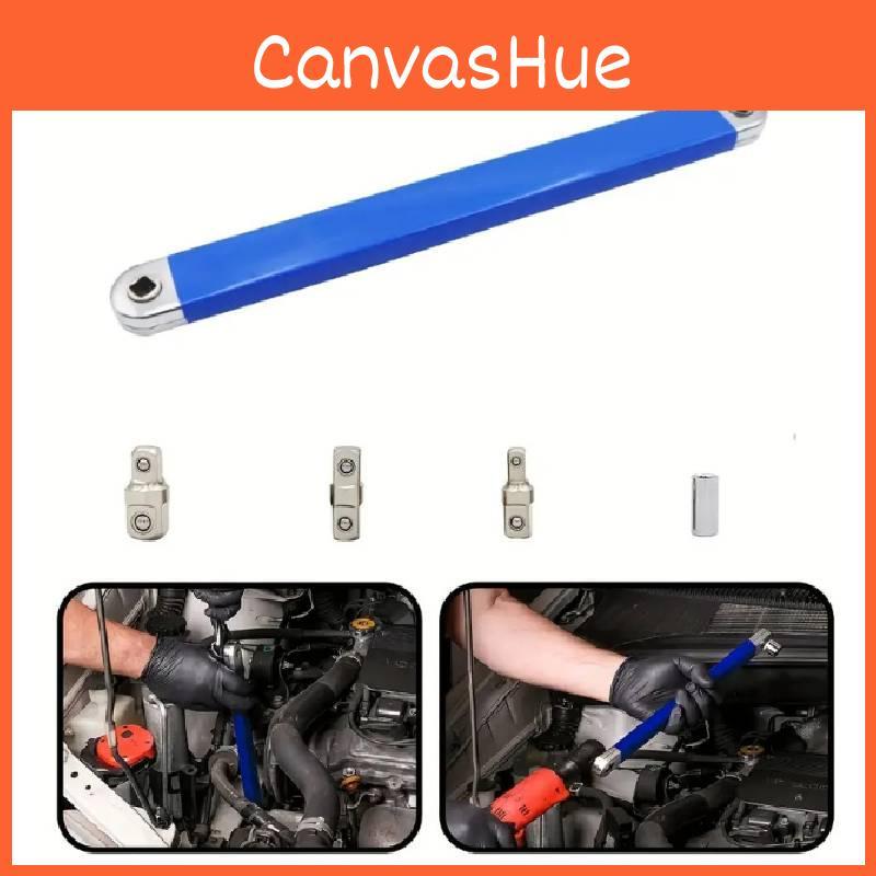 High Carbon Steel 15-inch Offset Extension Wrench Multi-functional Adjustable Tool