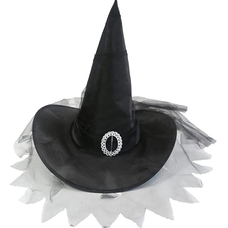 Halloween Witch Wizard Hat Party Headgear Devil Cap Adult Taking Photo Props