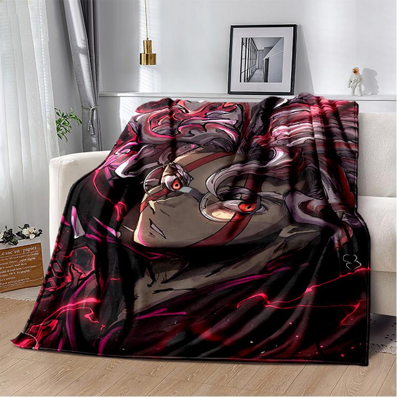 3D DAN DA DAN Anime Cartoon Blanket,Soft Throw Blanket for Home Bedroom Bed Sofa Picnic Travel Office Cover Kids Gift