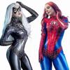 Sexy Spider Woman Bodysuit Cosplay Jumpsuit für Marvel Spider-Man Fans als Partygeschenk
