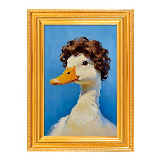 Wooden Photo Frame Refrigerator Magnet Animal Frame Fridge Magnet Home Office Whiteboard Decorative Accessories Humorous Gift