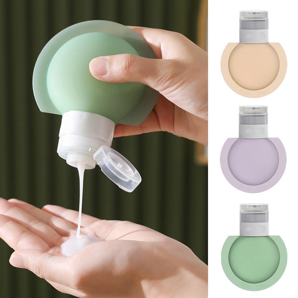 3PCs/Set Dispensing Bottle Portable Shampoo Shower Gel Storage Container Squeeze Tube Refillable Lotion Bottle