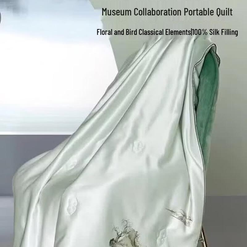 Taihu Snow Suzhou Museum Silk Throw Blanket