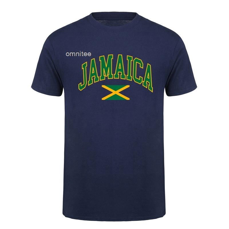 Fashion Jamaica Flag Tshirt Cotton Tshirt Funny Tops Tee Unisex Jamaican Tshirt Tees Gifts Camiseta Summer Streetwear HJ103