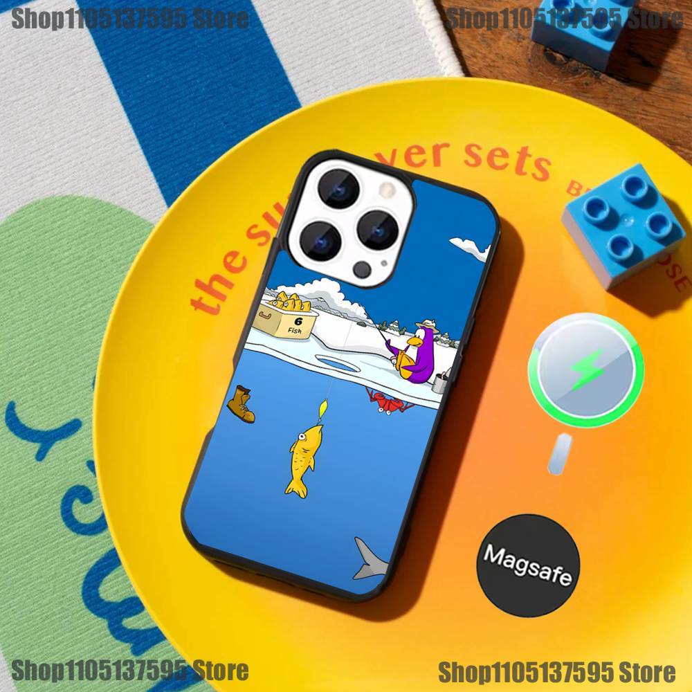 Spiel C-Clubs P-Pinguin-ns Handyhülle Für iPhone 17,16,15,14,13,12,11,Pro,Max,Plus,Mini,SE4,E Magnetisch Magsafe Kabelloses Laden