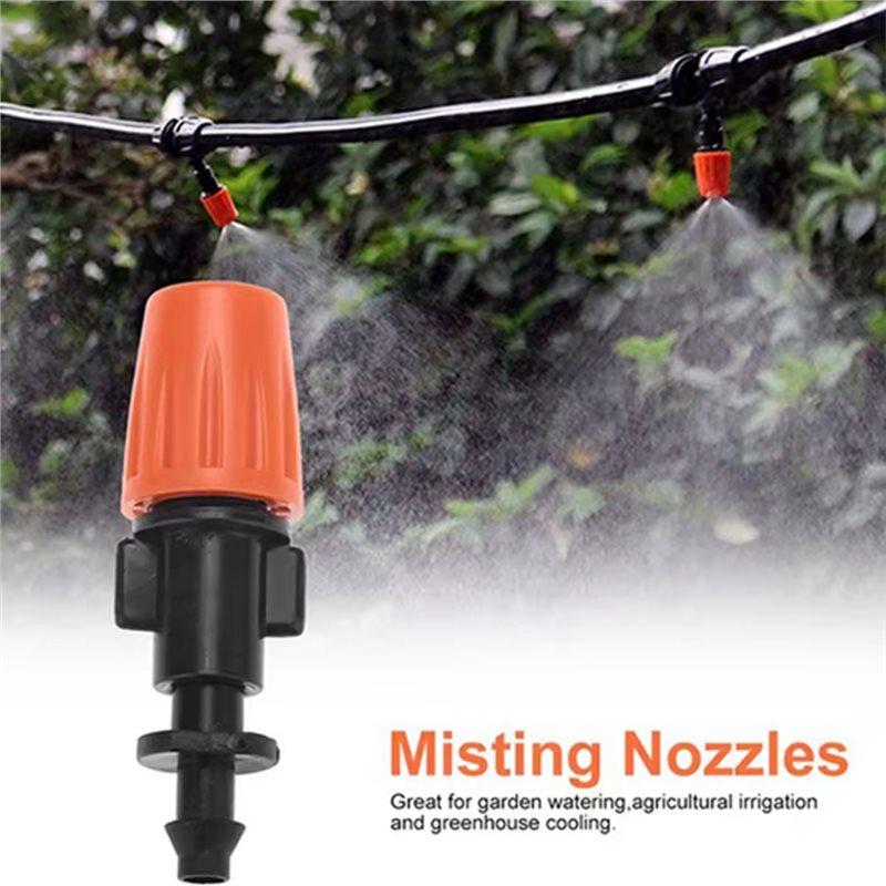 Automatic Garden Misting System 30 Meter, Fog Nozzle Irrigation Kit With Adjustable Spray,For Efficient Plant Watering