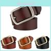 New Men's Leather Belt Vintage Genuine Cowhide Casual Retro Belt 2021 Summer