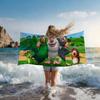 Cartoon B-Booba-S Towel Quick Drying Beach Towels Are Suitable For Swimming Pools Camping Yoga And The Gym