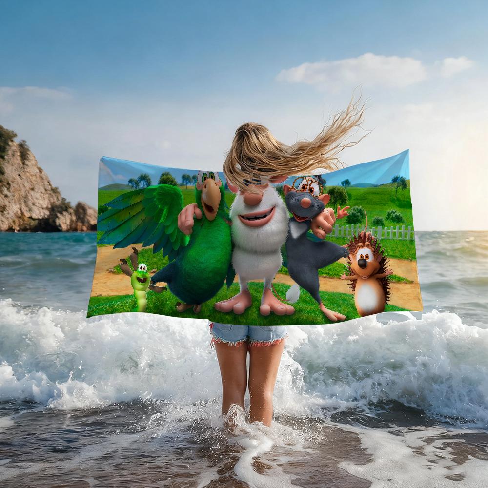 Cartoon B-Booba-S Towel Quick Drying Beach Towels Are Suitable For Swimming Pools Camping Yoga And The Gym