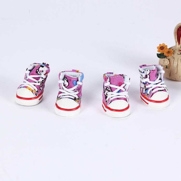 Breathable Anti-Slip Warm Durable Rubber Dog Shoes for All-Season Outings Protects Paws From Burns Easy Clean Classic Ins Style