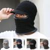 Wintermütze Mützen Hüte Wintermützen für Männer Frauen Wollschal Mützen Sturmhaube Maske Strickmütze