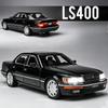 1:Coche Deportivo Modelo Juguete Escala 1:24 Ls400 Es300H Amortiguador Volante Coches Juguetes Puertas Abiertas Modelos de Vehículos Regalo Para Niños