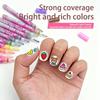 Cross 0.5mm Nail Art Pen Set - 12 Colors for DIY Dotting, Painting & Graffiti