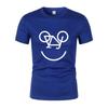 Summer New Interesting Bicycle Reverse Letters Print Men'S T -Shirt Fashion Casual Jogging Mesh Air Permeability Short Sleeves