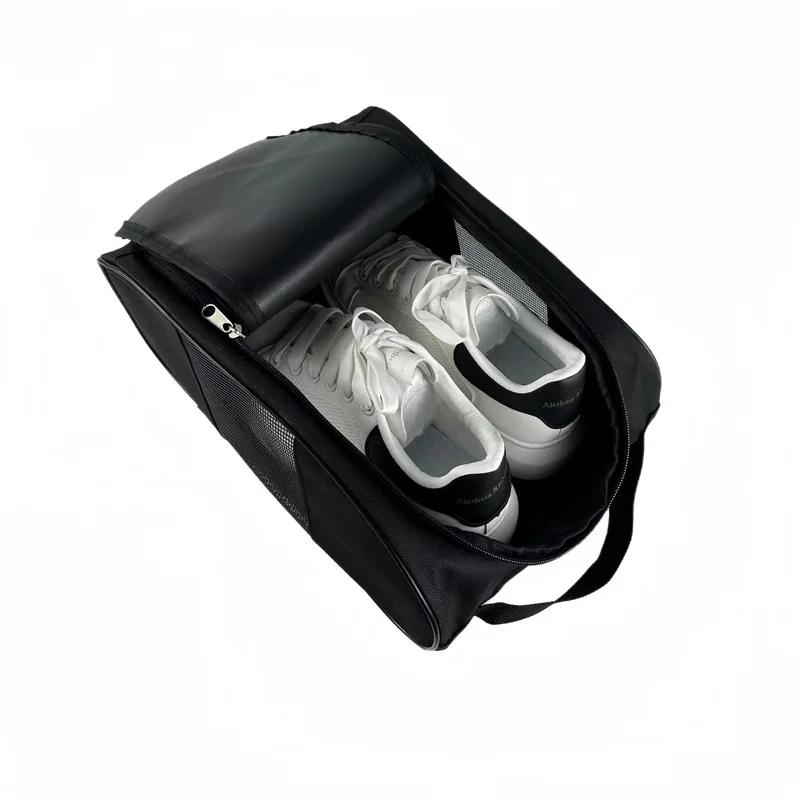 Waterproof Soccer Shoe Bag with Ventilated Mesh-Breathable Travel Organizer for Gym Cleats & Outdoor Gear-Compact Storage Design