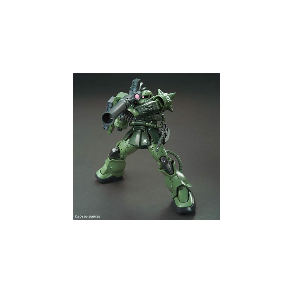 Bandai Spirits HG Mobile Suit Gundam The Origin Zaku II C-6/R6 1/144 Scale Color-Coded Plastic Model Kit