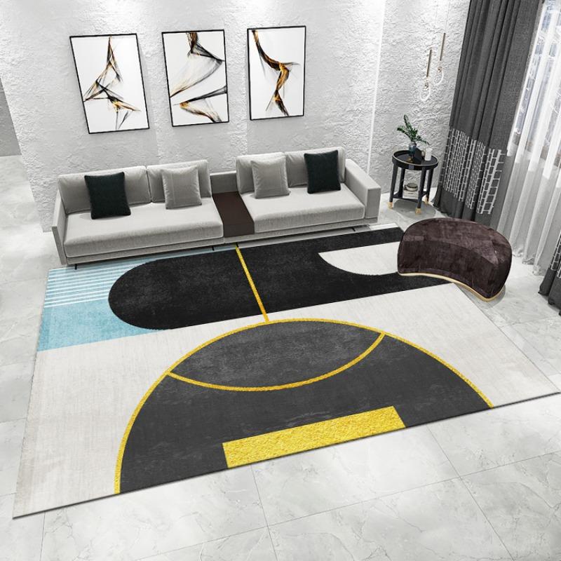 Minimalism Large Non-Slip Area Rug Waterproof Big Carpet for Living Room Bedroom Home Decor Easy Clean Durable Floor Mat Indoor