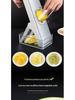 Adjustable Manual Meat and Vegetable Slicer - Multi-Functional Grater & Cutter