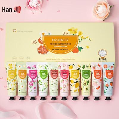 Hanji Flower & Fruit Hand Cream Set (20 Tubes)