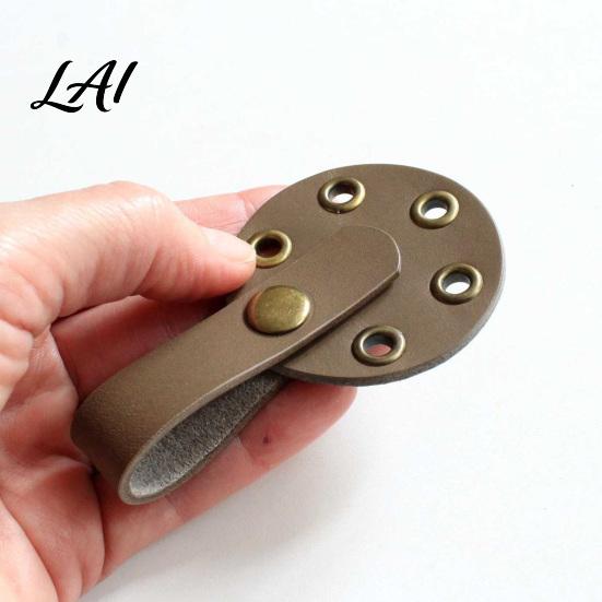 Knitting Accessories Faux Leather Yarn Divider 5 Holes Organizer Portable Guide Round Wool Splitter Separator Crocheting Tool