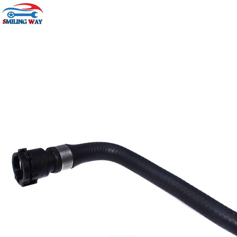 Upper Engine Coolant Radiator  Expansion Tank Water Hose For BMW 5er 6er E60 E61 E63 E64 520i 525i 530i 545i 645Ci # 17127519247