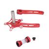 Road Bike OnePiece 130BCD Crankset Folding Bike Aluminum Alloy Hollow Crank Arm Set