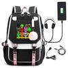 New Sprunki Rhythm Box Game USB Charging Student School Bag Children's Backpack Backpack