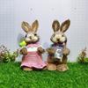DIY Rabbit Straw Figures High-25cm Rabbit Statue New Garden Statues  Home