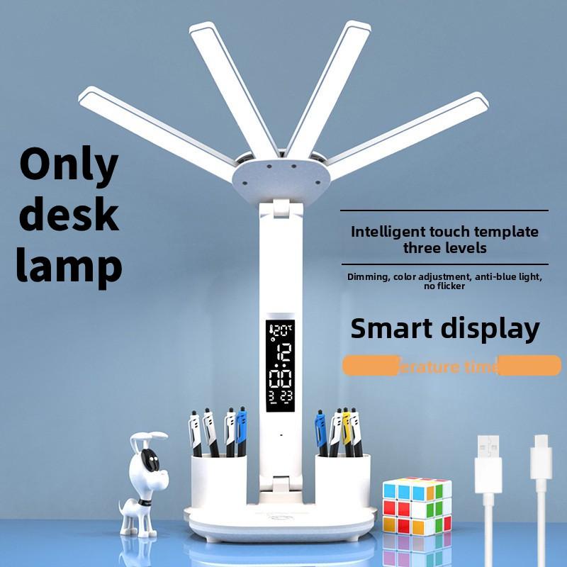 Led Desk Lamp Students Touch Dimming Night Light Bedroom Study Room Supplies