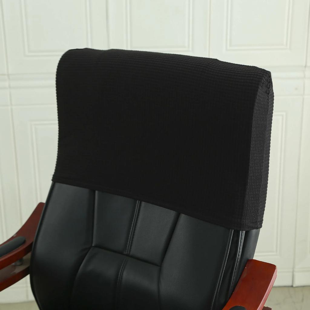 Thick Elastic Gaming Chair Headrest Cover Dustproof Pillow Protector Slipcover For Office Chair Back