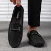 Casual Style Men's Business Shoes Trendy Outdoor Lazy Loafers Leather Men's Walking Shoes 2025 Summer New Driving Flat