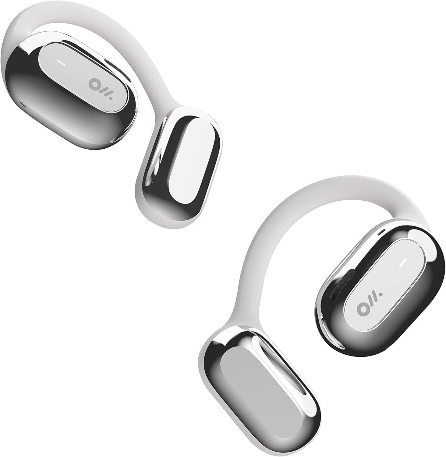 

Oladance OWS2 Wireless Bluetooth True 19 Hours of Continuous Noise High Android iPhone Perfect for and TV Amazon Silver Earbuds, 5.3 Multi-Point,