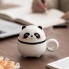 Guochao Panda Tea Cup Tea Separation Cup Ceramic Filter Water Cup With Lid Special Personal