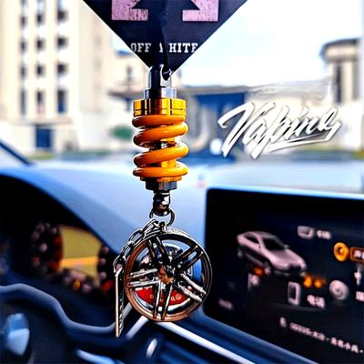 Úprava auta, náboj kola, kovový přívěsek na klíče, personalizovaný tlumič nárazů, slitinové auto, šperky, pánská klíčenka