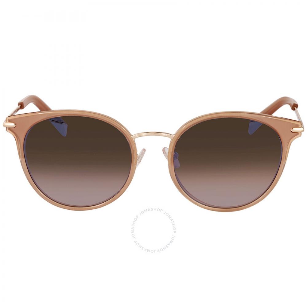 

Balmain Коричневые круглые солнцезащитные очки унисекс с градиентом BL 6089K 3 56