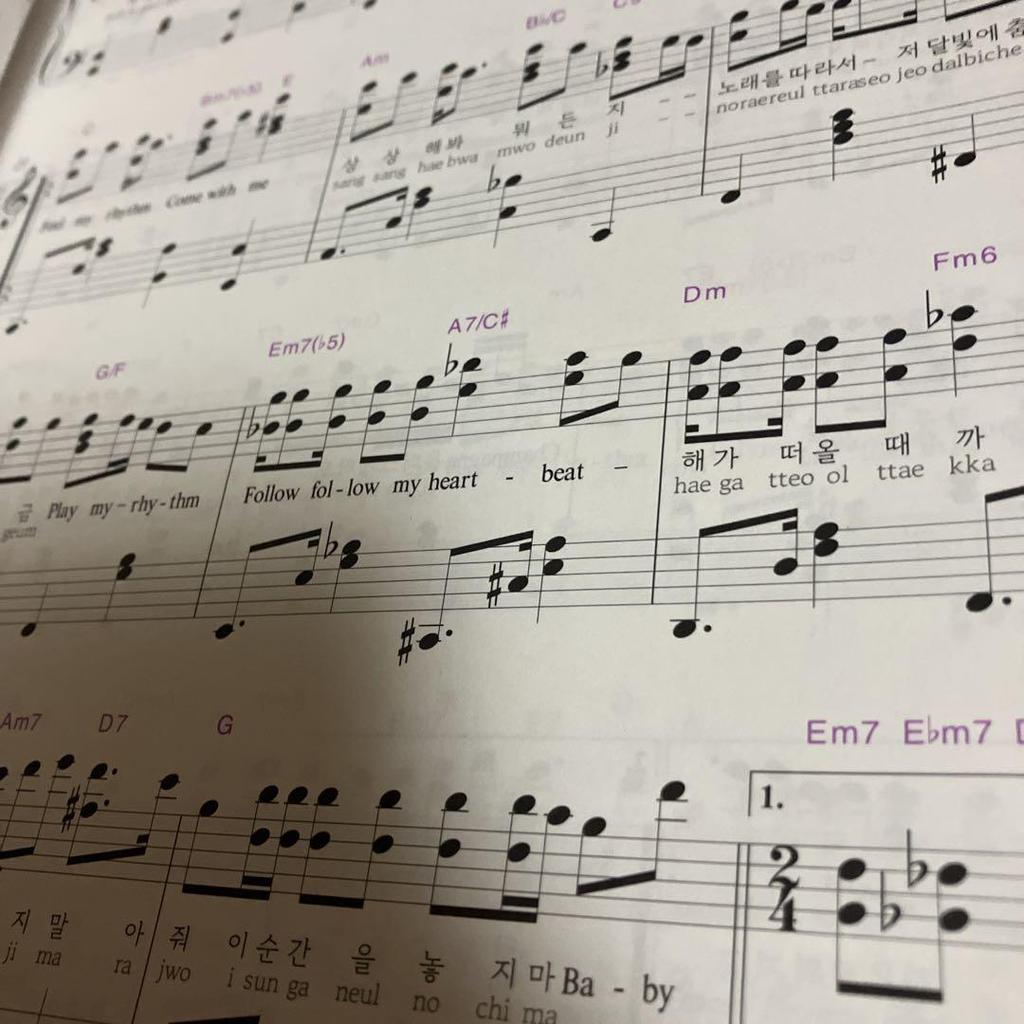 [USED] Korean version K-POP BEST piano performance collection 25 songs in total