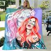 Karol G Retro Printed Blanket Flange Warm Blanket Bed Linings Picnic Blankets Home Travel Blanket Birthday Gift
