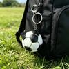 Football Style Key Chain, Colorful Soccer Ball Key Ring, Bag Backpack Car Hanging Accessories Gifts