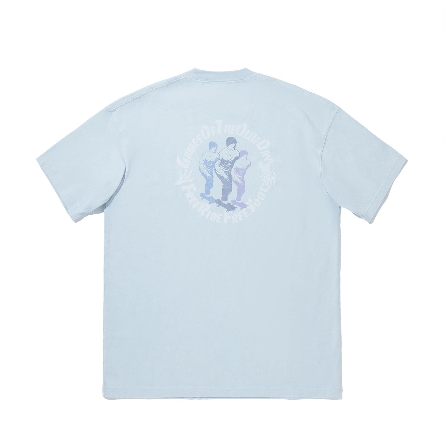 

Дышащая футболка Li Ning свободного кроя с круглым вырезом и принтом букв на спине, унисекс, топы AHSU929-4 XL