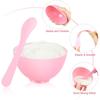 Set da 7 pezzi Pennello Viso Ciotola per Maschera Cucchiaio Pennello per Maschera Bastoncino Strumenti di Bellezza Fai da Te Mescolanza Prodotti per la Cura della Pelle Trucco Donna Pennello in Silicone