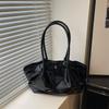 Large Capacity Tote Bag, Small and Unique Pleated Bag, Simple and Trendy Shoulder Bag