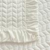 Pleated Cream Style Summer Quilt: Lightweight, Solid Color for Air Conditioning