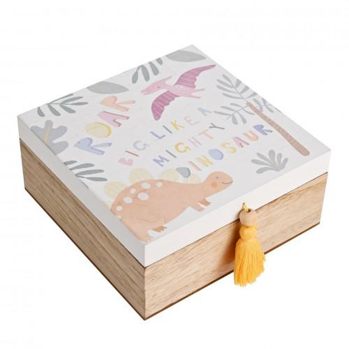 Petit Cheri Dinosaur Keepsake Box - Roar