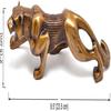 Luxurious Premium Jaguar Collectible Brass Designer Showpiece, Decorative Items for Home, Living Room Showpieces, Miniature Decor Items,