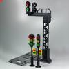 Non-Toxic Moc Bricks Railway Traffic Road Street Red Light Solar Crosswalk Sign Fence City Educational Building Blocks Dolls Kids Gifts