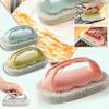 1 Handle Sponge Brush Soft  Sponge Eraser For Cleaning Bathtub Tile Cleaner Kitchen Tool