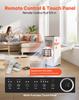 Portable Air Conditioner, 9000 BTU 2.6kW 3-in-1 Standing Cooling Ac Unit, LED Touch Panel & Remote Control, 24h Timer, Cooling/Dehumidifier/Fan Mode