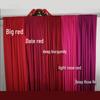 Red Elastic Milk Silk Wedding Hall Drape for Staircase & Ceiling Decoration