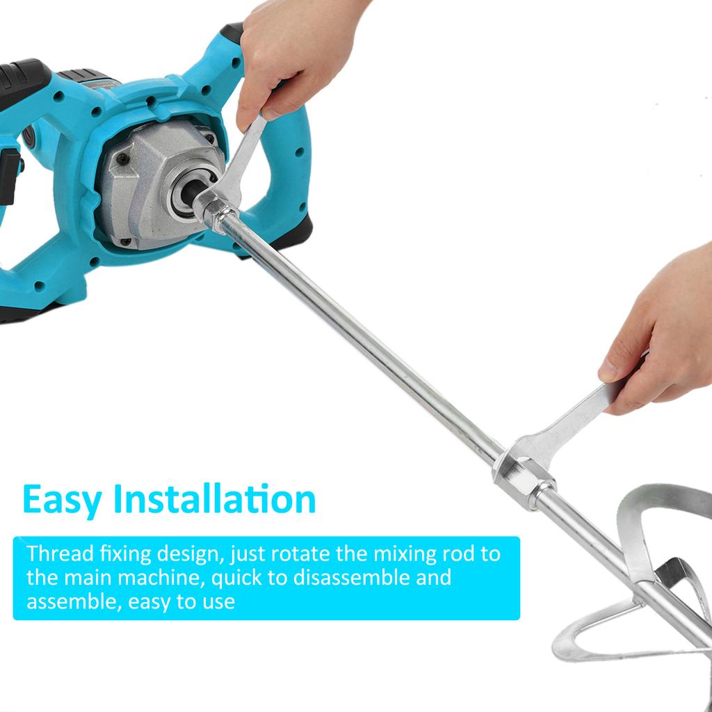 2100W Highpower Industrial Electric Mixer Mixing Drill 6Speed Control Paint Cement Coating Mixer